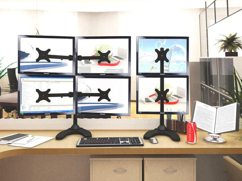 Six Monitor Stand - Freestanding (6MS-FH)