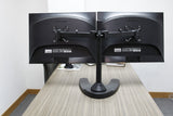 Dual Monitor Stand - Freestanding & Horizontal (2MS-FH)  - 3