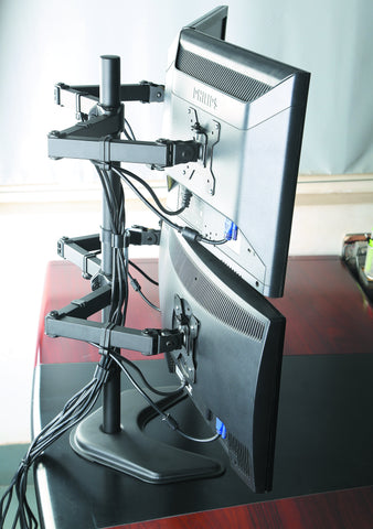 Four (Quad) Monitor &amp; Stands
