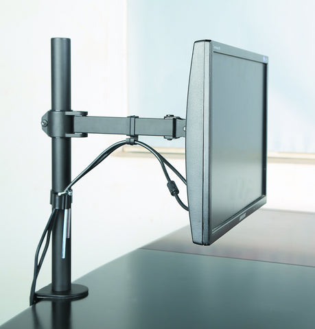 Monitor Desk Mount Stand Full Motion Swivel Monitor Arm for 17''-27'' Computer Monitor, (EC-MM)
