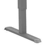 Conset (Denmark) 501-33 Electric Height Adjustable Desk, Sit-Stand Desk Base, Height Adjustable Ergonomic Workstation, Silver