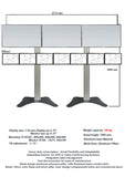 Modular TV & Monitor Display stands 2  - 1