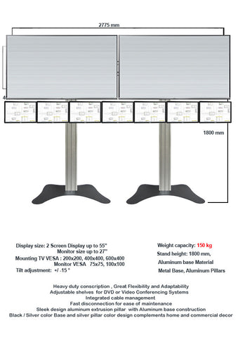 Modular TV &amp; Monitor display stands