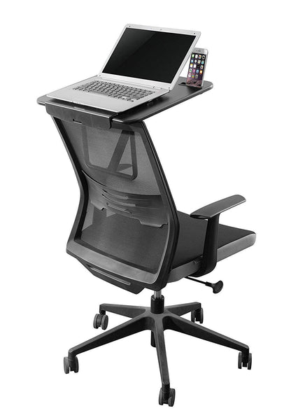 Chair to Standing Desk Converter, Affordable Standing Desk that Attaches to your Office Chair, Portable Foldable Standing Desk, (RCL)