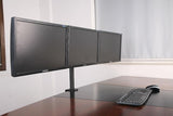 Triple Arm Desk Mount LCD LED Computer Monitor Bracket Stand 13"-24" (EC003)