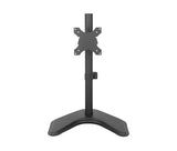 Single LCD Computer Monitor Free-Standing  Desk Stand Adjustable Tilt Holds 1 Screen up to 27-inch, (EF001)