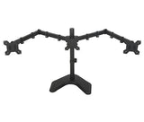 Desktop Triple LCD Monitor Three LCD Arm Monitor Mount Stand Adjustable 3 Screens Fit for 10"-27" Max Support, (EF003)