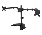 Desktop Triple LCD Monitor Three LCD Arm Monitor Mount Stand Adjustable 3 Screens Fit for 10"-27" Max Support
