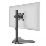 Single Monitor Mount for 13-32 Inch Computer Screens, Improved LCD/LED Monitor Riser, Height/Angle Adjustable Single Desk Mount Stand, Holds up to 17.6lbs, 5 Years Warranty (EF001)