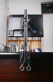 single monitor adjustable tilt desk mount for screen 