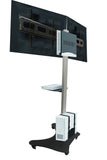 LCD Double TV Floor Stand Trolley (UPT2)  - 2