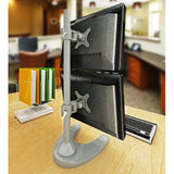 Dual Monitor Stand - Freestanding & Vertical (2MS-FV)  - 1