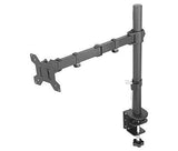 Single Monitor Desk Mount Arm Fully Adjustable Stand Fits up to 27-inch LCD LED Screen, (EC1)