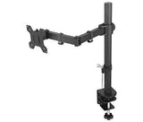 Single Monitor Desk Mount Arm Fully Adjustable Stand Fits up to 27-inch LCD LED Screen, (EC1)