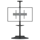 Heavy Duty TV Floor Stand Mount Bracket For TV Size up to 65 inch , LED Adjustable Height (Without wheels) Flat Screen Television Base Stand, (RKF)