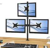 Triple Monitor Stand - Table Fix (3MS-FT)
