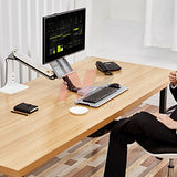 Sit Stand Desk Height Adjustable Standing Desk Workstation for 22''-35'' Monitor Computer Riser Monitor and Keyboard Mounts (2 Year Warranty)