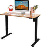 Electric Stand Up Desk Frame, Single Motor 2-Stage Height Adjustable Electric Standing Desk for Home & Office Table, Height Adjustable Desk (Frame Only)