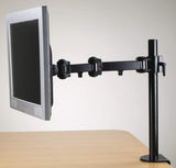 Single Fully Adjustable/Tilt/Articulating Full Motion LCD Arm Desk Mount Stand for 1 Screen up to 27 Inch (RCPRM1)