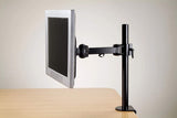 Single Monitor Desk Mount Arm Fully Adjustable Stand Fits up to 27-inch LCD LED Screen (RCPRM-SS)