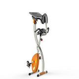 FOLDABLE UPRIGHT EXERCISE DESK BIKE FOR HOME & OFFICE USE