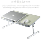 Adjustable Laptop Table, Portable Standing Bed Desk, Foldable Sofa Breakfast Tray, Notebook Stand Reading Holder for Couch Floor