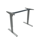 Conset (Denmark) 501-33 Electric Height Adjustable Desk, Sit-Stand Desk Base, Height Adjustable Ergonomic Workstation, Silver