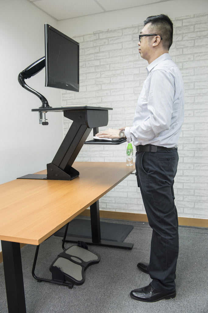 Gas lift cheap standing desk