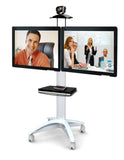 Dual TV Video Conference Cart (DTVC01)  - 8