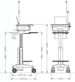 ECG Laptop Cart (MC-ECG)  - 5