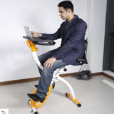 FOLDABLE UPRIGHT EXERCISE DESK BIKE FOR HOME & OFFICE USE