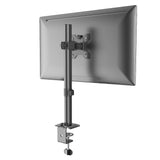 Single Monitor Mount for 13-32 Inch Computer Screens, Improved LCD/LED Monitor Riser, Height/Angle Adjustable Single Desk Mount Stand, Holds up to 17.6lbs, 5 Years Warranty (RCMM)