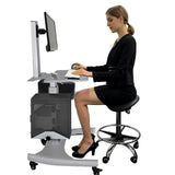 Sit Stand Workstation by Gas Lift GMCT09