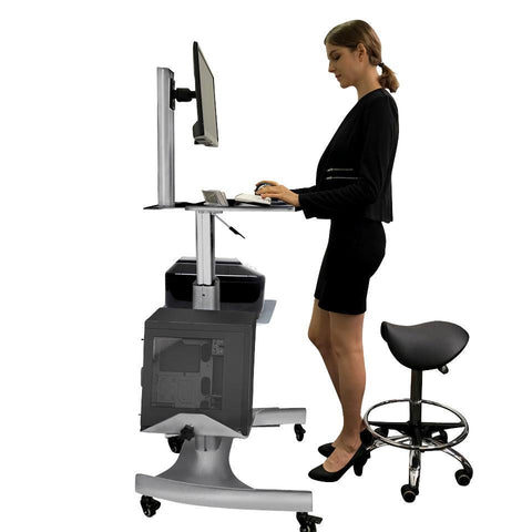 Sit Stand Workstation by Gas Lift GMCT09