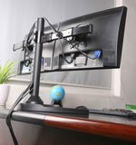 Premium Dual Monitor Stand -  Freestanding (2MS-FHW)  - 18
