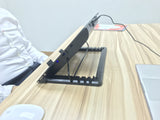 Laptop Cooling Stand with Silent Fan ,USB Powered Adjustable Angled Stand (IDK)