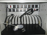 12-Laptop/Chromebook Charging Cart, Black (RCTP 12)