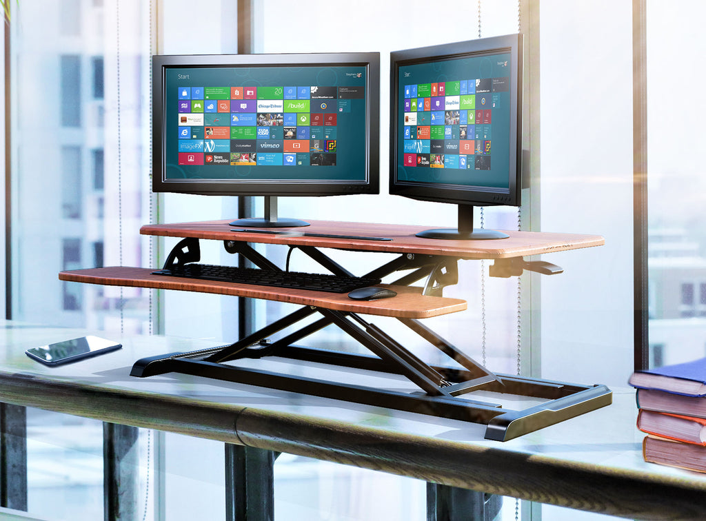 Ergonomic sit discount stand desk converter