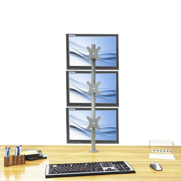 Triple Monitor Stand - Fix Type & Vertical (3MS-FTV)  - 1