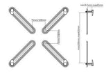 Non VESA Mount Adapter Bracket Supports (13 to 27 inch) Monitors with  Thickness from 1" to 1.5" and Weight upto 8 kg to Fix on Brackets