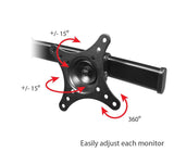 Dual Monitor Stand - Clamp Type (2MS-CT2)  - 6