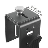 Single Screen Ultra Thin Adjustable Cubicle Wall Attachment Monitor Hanger for 15 to 29 inch LCD Clamp Stand