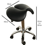 Combo of Dual Motor Electric Sit to Stand Workstation with Ergonomic Adjustable Rolling Active Chair, (DM8+R4008)