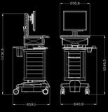 Dossler All in One PC Cart (MC-DA1)  - 2