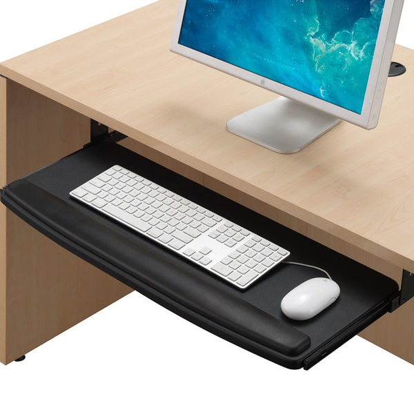 Premium Extra Wide 28” Pull-out Keyboard tray with Wrist Rest R46  - 1