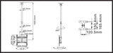 Adjustable LCD TV Ceiling Mount (R560)  - 6