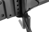 Minimalist Design Universal Tabletop Y-Shape Tv Stand with Plastic End Cap for Most 37" to 70" inch LCD Flat Screen TV, VESA up to 800 x 400, Black (RS403)