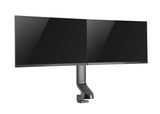 Dual 17" - 27" VESA Height Adjustable Screen Monitor Mount for Standing Desk Converter - Black (2MCT2)