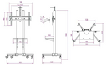 LCD TV Floor Stand (VCT01)  - 7